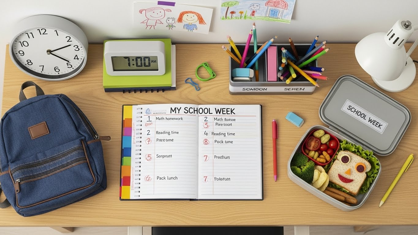 Como organizar a rotina escolar das crianças de forma prática